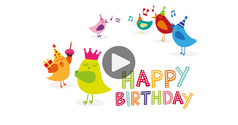 My Card Birthday Birds