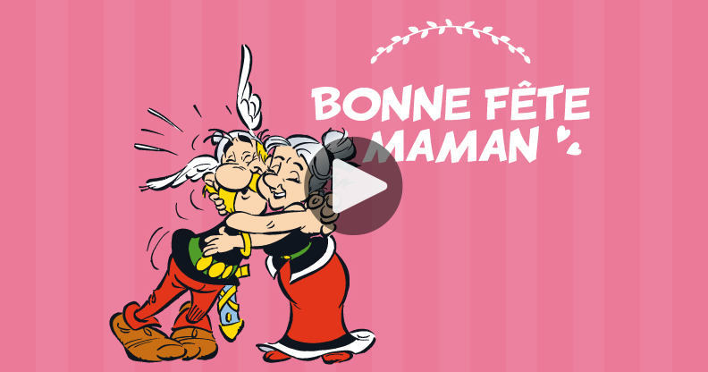 Ma Carte Bonne Fete Maman Avec Asterix